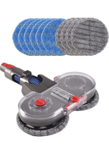 V15 V11 V10 V8 V7 Elektrikli Süpürge Için Paspas Aparatı, Su Tankı ve 12 Yıkanabilir Paspas ile Elektrikli (Yurt Dışından)