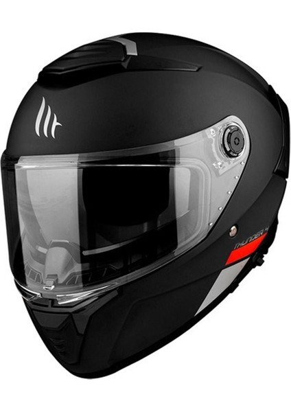 Thunder 4 Solid A1 Matt Full Face Motosiklet Kaskı