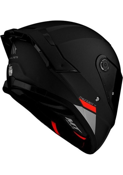 Thunder 4 Solid A1 Matt Full Face Motosiklet Kaskı