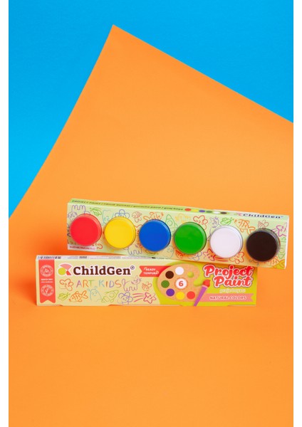 Doğal Proje Boyası 6X25 ml modelleri