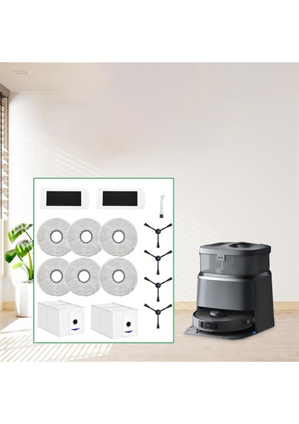 T30 Pro Omni Robot Süpürge Için 2 Set Aksesuar: Mendiller Toz Torbaları Yan Fırçalar Filtreler (Yurt Dışından) fiyatları