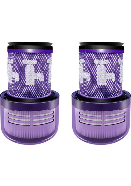 V12 Detect Slim Absolute Total Clean Elektrikli Süpürge Yedek Parça Aksesuarları Için 2 Adet Yıkanabilir Hepa Filtre (Yurt Dışından)