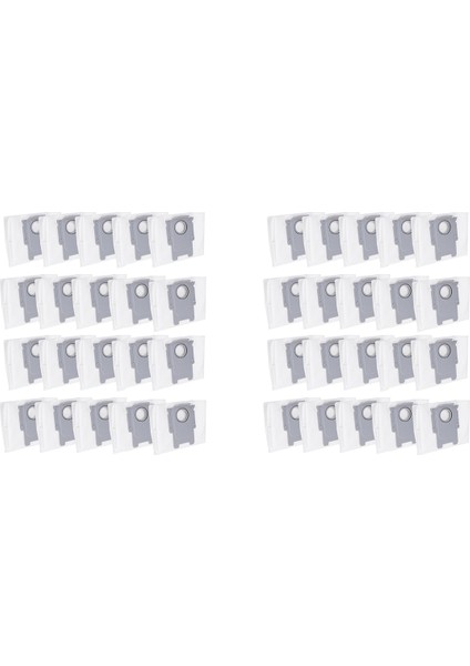 40 Adet S8+ /s8 Pro Ultra / S7 Maxv Q5 Q5+ + Max+ Çöp Torbası Elektrikli Süpürge Aksesuarları (Yurt Dışından)