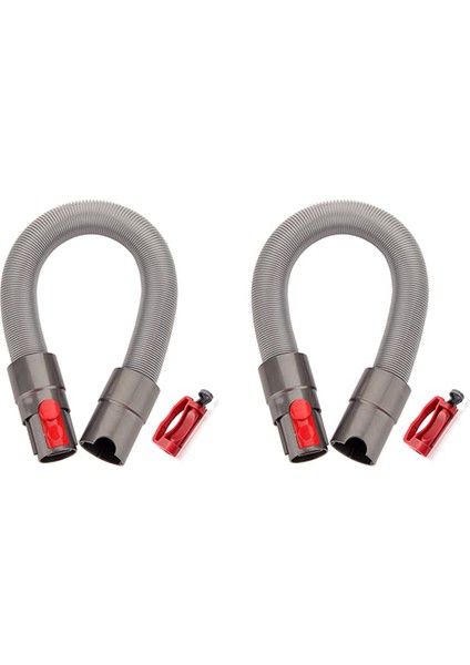 2x Uzatma Hortumu ve Tetik Kilidi - Esnek Anahtar Tutucu V15 V11 V10 V7 Elektrikli Süpürge (Yurt Dışından)