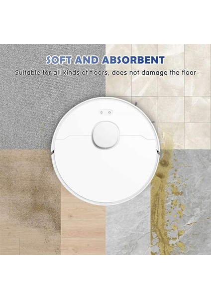 L10S ULTRA/L10S Pro ULTRA/L20 Ultra HEAT/X10+ Vakum Robotu Için 30'lu Paket Paspas, Yıkanabilir (Yurt Dışından) indirimleri