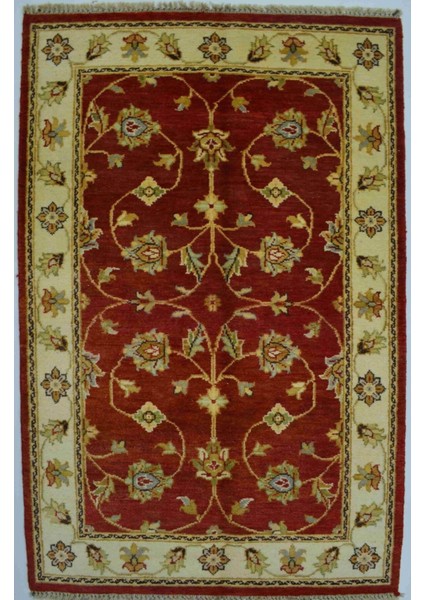 Kirman Yünü El Dokuma Uşak Ziegler Halısı 90 x 160 cm (1.44 M²)