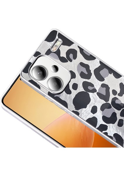 Xiaomi Poco Redmi Note 13 Pro Plus Kılıf Geometrik Kurdele Leoapar Desenli Estetik Kapak modelleri