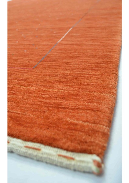 Lori Turuncu Renk Modern El Dokuma Halısı (170 x 240 cm , 4.08 M²) fırsatları