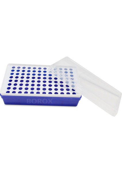 Ependorf Tüp Standı 0.5ml Için 96 Delikli - Eppendorf Sporu - Deney Tüpü Standı