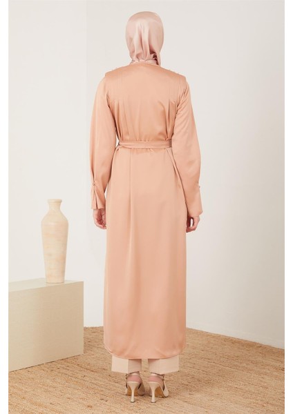 Kolu Daraltılabilen İncili Ferace 23Y8402 Latte indirimleri