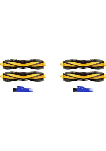 Ozmo T8 / T8/ N8 Pro/ /N8/N8+/920/950/ T5/ N7 Elektrikli Süpürge Için 2x Yedek Ana Fırça (Yurt Dışından)