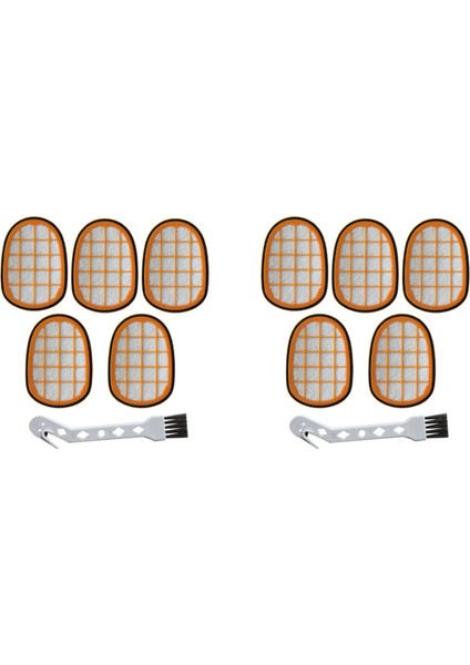 Speedpro Max FC6812 / 01 FC6813 Elektrikli Süpürge Aksesuarları Için 10 Adet Filtre Değişimi (Temizleme Fırçasıyla) (Yurt Dışından)