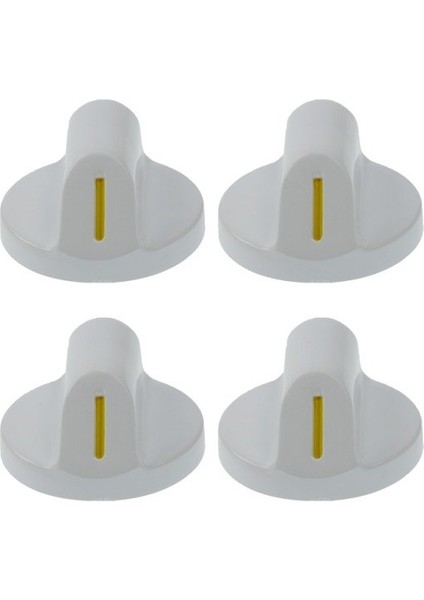 Vestel Ocak Düğmesi Eski Tip Sarı 4'lü