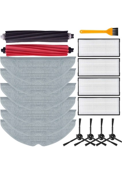 S8 Plus S8+ Pro Ultra G20 Elektrikli Süpürge Hepa Filtre Paspas Bezi Toz Torbası Yedek Parçaları Için 2 Set (Yurt Dışından) fiyatları