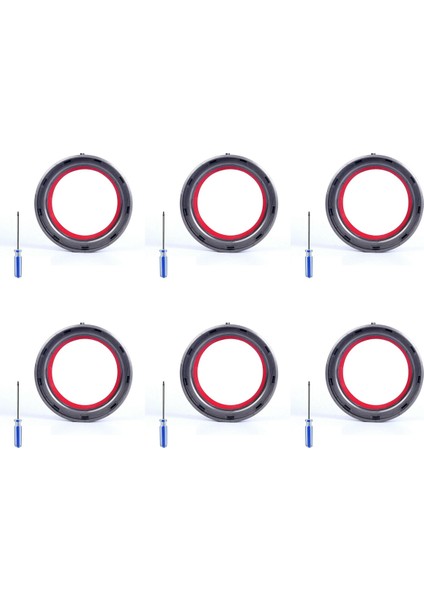 V11 SV14 SV15 Elektrikli Süpürge Için 6x-Toz Haznesi Üst Sabit Sızdırmazlık Halkası Yedek Parça Aksesuarları (Yurt Dışından)