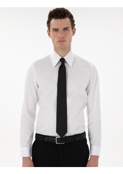 Erkek Beyaz Slim Fit Uzun Kollu Gömlek 50307951-VR013 modelleri