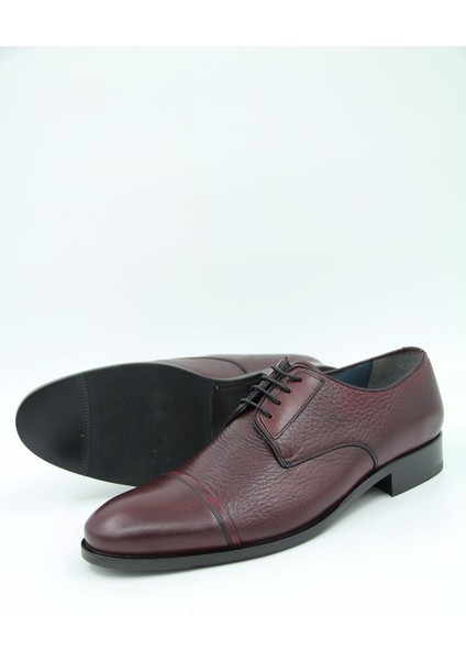 00600-243 Erkek Klasik Ayakkabı - Bordo
