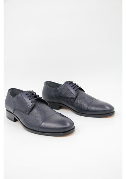 00600-243 Kösele Erkek Klasik Ayakkabı - Lacivert modelleri