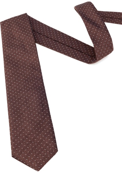 Erkek Kiremit İpek Kravat 50313293-VR031