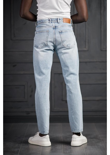 Fbı Pamuklu Taş Yıkama Baggy (Geniş Paça) Jean Pantolon