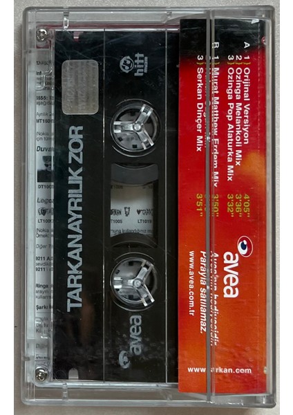 Tarkan Ayrılık Zor Kaset (Orjinal Dönem Baskı Kaset)