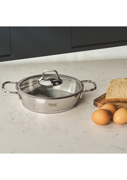 Optima Bergama Indüksiyon Tabanlı Çelik Sahan 20 cm