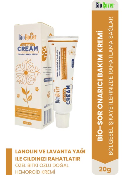 Biorover Biosor Onarıcı Bakım Kremi 20 gr