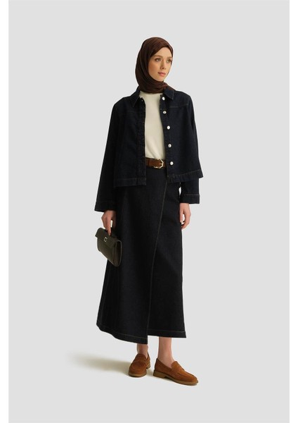 Denim Gömlek Ceket 25YD9113 Koyu Lacivert fiyatları