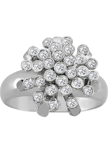 Pırlanta Taşlı Çiçeksi Yüzük 0404R0349 fiyatları