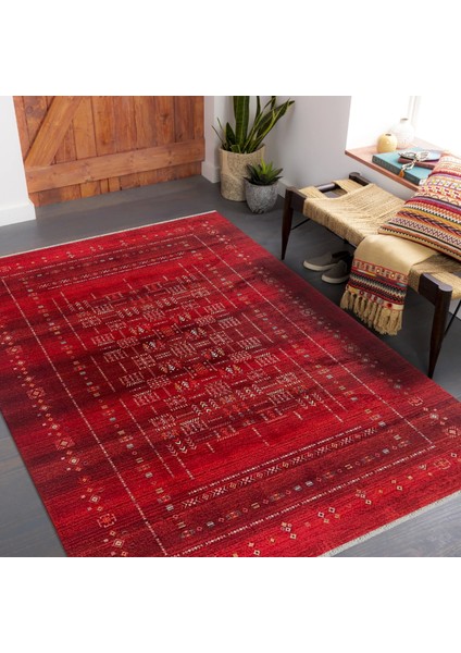 Antique Koleksiyonu Şık ve Dayanıklı Mikrofiber Iplik Halı