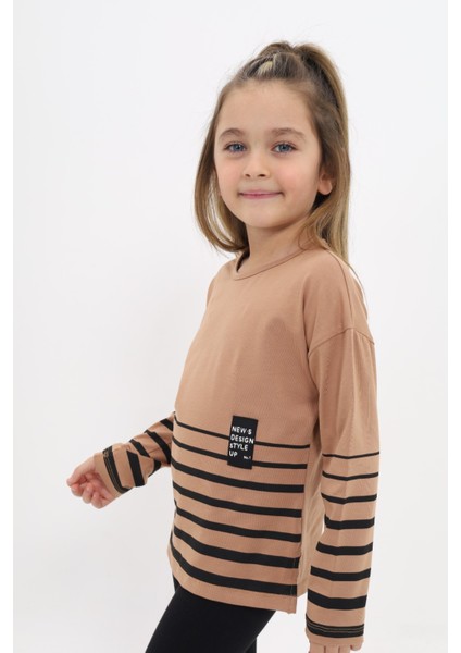 Kız Çocuk Baskılı Tişört