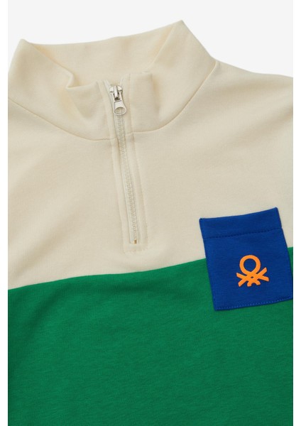 Fermuar Yakalı Erkek Sweatshirt BNT-B20890 fiyatları
