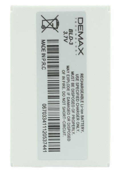 Demax Nokia 7210 Güçlendirilmiş Batarya Bld-3