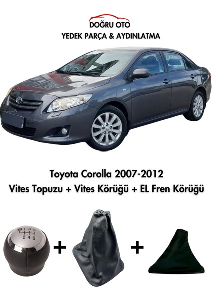 Toyota Corolla 6 Ileri Vites Topuz + Körük Seti 2007-2012 Model Uyumlu