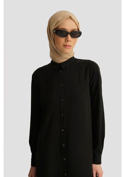 A Logolu Tunik 25YH411 Siyah modelleri