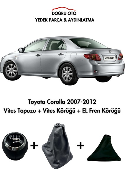 Toyota Corolla Vites Topuz + Körük Seti 2007-2012 Model Uyumlu