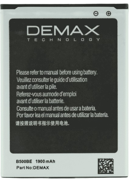 Demax Samsung Galaxy S4 Mini Güçlendirilmiş Batarya B500BE
