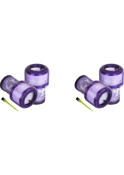 V12 Slim Detect Absolute Extra/total Clean/elektrikli Süpürge 971517-01 Için 4 Adet Hepa Filtre (Yurt Dışından)