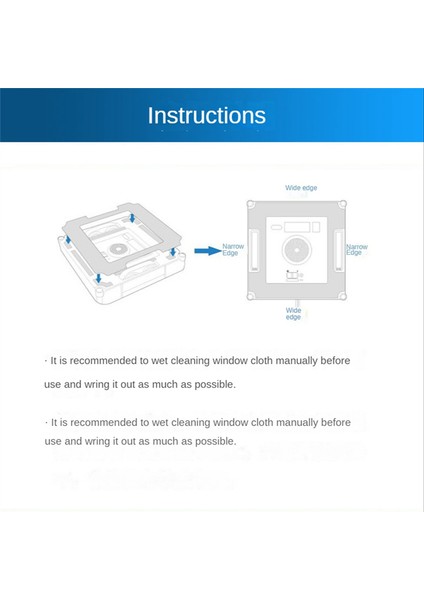 Wınbot W1/w1 Pro Pencere Vakum Temizleyicisi Için 8 Adet Paspas Bezi Yedek Parçalar Yıkanabilir Pedler Aksesuarlar (Yurt Dışından) modelleri