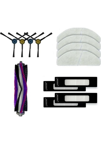 S8 / S8+ Robot Süpürge Yedek Parça Aksesuarları Ana Yan Fırça Hepa Filtre Paspas Bezi (Yurt Dışından)