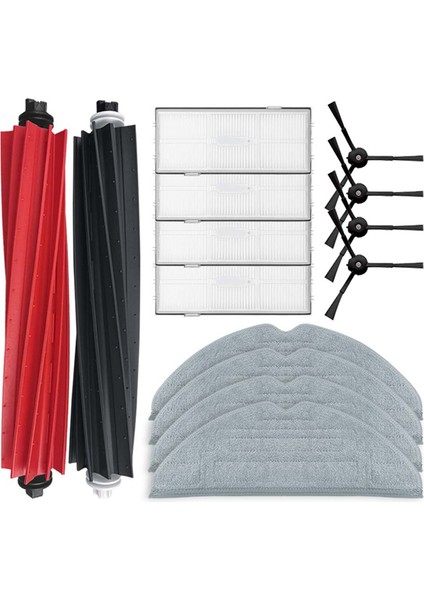 S8 Pro Ultra S8+ Yedek Parçalar Ana Yan Fırça Paspas Bezi Hepa Filtre Aksesuarları (Yurt Dışından)