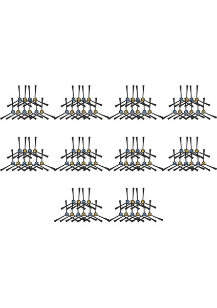 100 Adet Robot Süpürge Yan Fırçası V8 V8S X750 A7 X800 X785 V80 Robotik Parça Aksesuarları (Yurt Dışından)