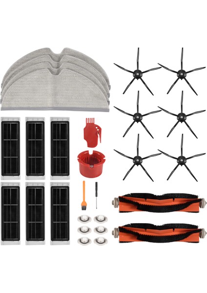 S6 Maxv Pure S5 Max S51 E4 E35 E20 S50 Robot Süpürge Aksesuarları Için Yedek Parça Takımı (Yurt Dışından) fiyatları