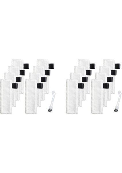 Easyfix Sc2 Sc3 Sc4 Sc5 Için 2 Set Buharlı Paspas Bezi Yedek Bezler Mikrofiber Temizleme Pedi Kılıfı (Yurt Dışından)