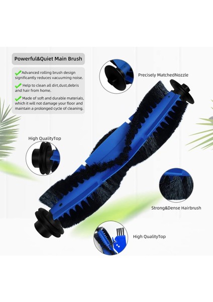 Robovac 11S, 12, 15T, 15C, 25C, 30, 30C, 35C Slim Halı Robot Süpürgesi Için Yedek Parçalar (Yurt Dışından) fırsatları