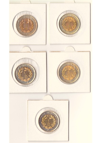 Bimetal Hatıra Para Anadoluda Yaşayan Hayvanlar 5 Adet fiyatları