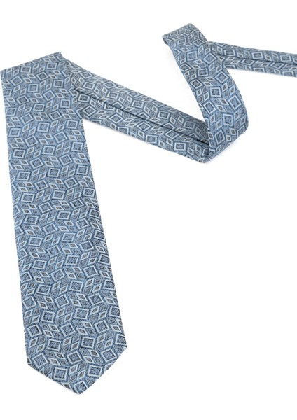 Erkek Mavi İpek Kravat 50313291-300