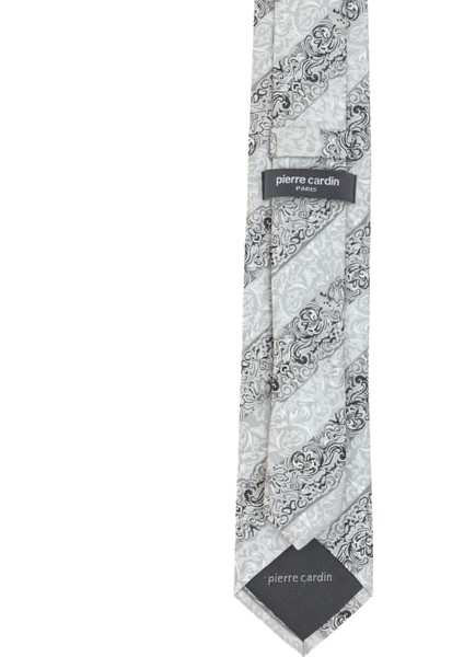 Erkek Gri İpek Kravat 50313286-100