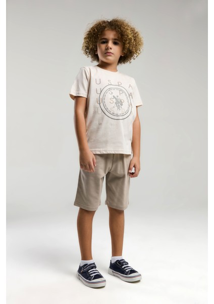 Erkek Çocuk Bej Pijama Takım 50310806-VR011