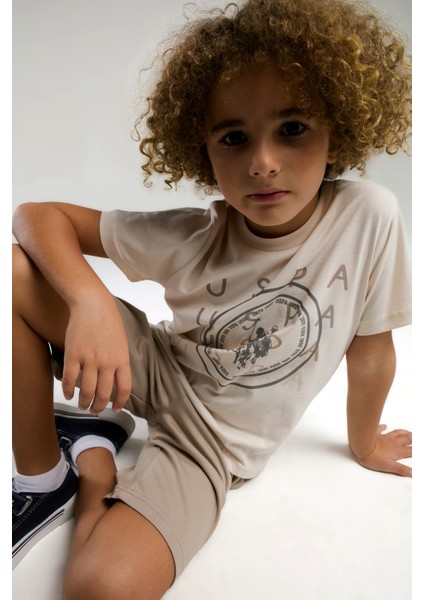 Erkek Çocuk Bej Pijama Takım 50310806-VR011